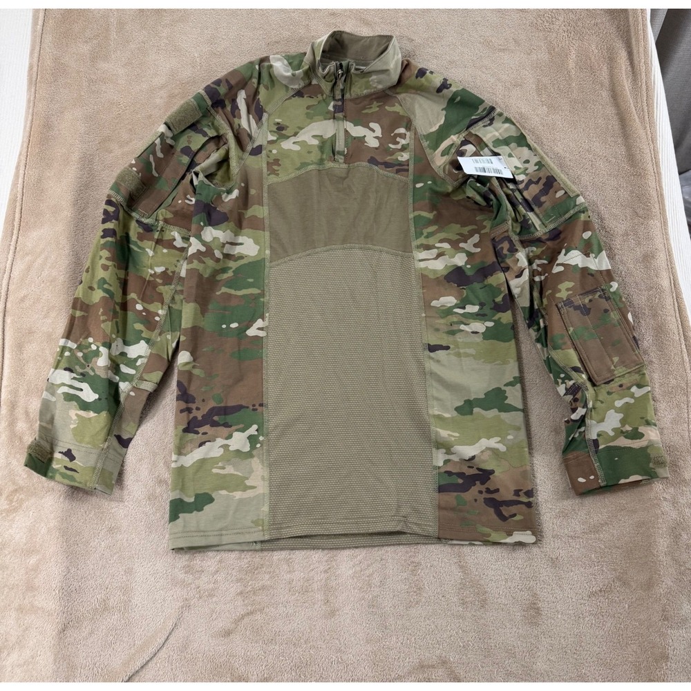 Aurora Industries Advanced Combat Shirt Flame Resistant M Camo Quarter Zip New